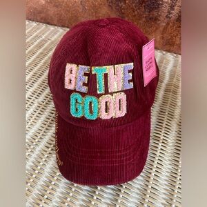 Simply Southern red corduroy Be The Good hat
BRAND NEW WITH TAGS!